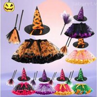 Set chân váy hóa trang halloween cho bé gái