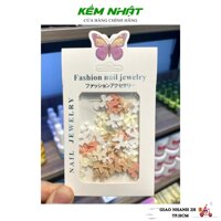 Set charm nơ nhựa đính móng đủ màu - 05