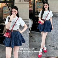 SET Chất thun + vải jean lụa    TV