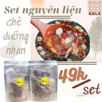 SET CHÈ DƯỠNG NHAN TUYẾT YẾN NHỰA ĐÀO 14 vị 450Gr nấu được 13 chai 300 ml giúp da đẹp dáng thon, SET ÍT ĐƯỜNG