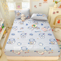 Set chiếu điều hoà latex 5D bọc nệm IGUN BEDDING kèm hai vỏ gối nằm ( đệm từ 32cm trở lại )