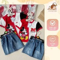SET CỘC MICKEY QUẦN JEAN ĐÙI BÉ TRAI - COCOBABY KIDS
