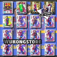 Set combo 24 thẻ cầu thủ bóng đá Barcelona match attax Barca 2021/22 size poca