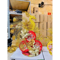 Set con công phụ kiện trang trí tháp bánh- tháp bia tài lộc, làm quà, bày ban thờ ngày lễ tết