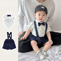 Set công tử cho bé trai, Set đồ mặc đầy tháng, thôi nôi, sinh nhật, đi tiệc phong cách dễ thương