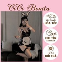 Set cosplay người hầu thỏ da cao cấp CP145 Louis19 HCM