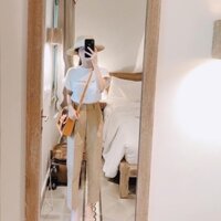 Set croptop và quần Baggy