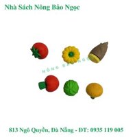 Set cục tẩy bút chì - Hình dạng thức ăn & trái cây