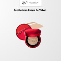 Set Cushion Espoir Be Velvet + Phấn Phủ Nén 3g ( Kèm Lõi)  ( 11/2027)