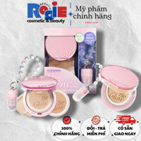 Set Cushion Espoir Flash Glow – Kèm Lõi & Bắt Sáng Móc Khóa | Da Căng Bóng, Bền Màu