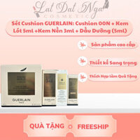 Sét Cushion GUERLAIN: Cushion + Kem Lót 5ml +Kem Nền 3ml + Dầu Dưỡng (5ml)