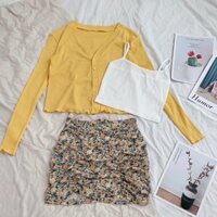 Sét cvay hoa vang 3 món siu xinh, gồm cvay + 2day +