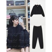 Set da cá mũ quần bo gấu