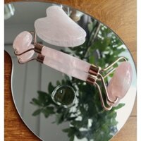 Set đá massage Thạch anh hồng