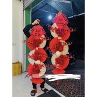 sét dài 4 tầng trang trí tết. liễng treo tết dài 2025