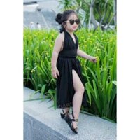 Set đầm hở lưng -váy xẻ