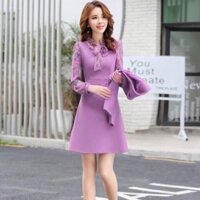 Set đầm kèm áo cát hàn