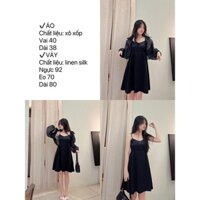 SET ĐẦM KÈM ÁO KHOÁC XINH AMY DRESS