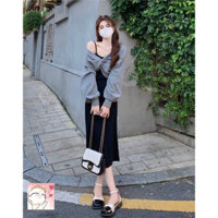 Set đầm kèm áo mẫu hot