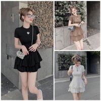 SET ĐẦM KÈM QUẦN SHORT BÊN TRONG