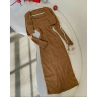 SÉT ĐẦM REN  LEN Y HÌNH KÈM ÁO KHOÁC 3 MÀU Y HÌNH