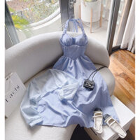 Set đầm xanh siêu xinh đi biển Lucie’s