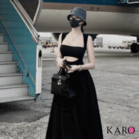 Set đầm xoè kèm áo ống mango  K4621 - CAROTSHOP