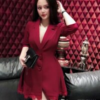 SET ĐẦM XOÈ VEST PHỐI REN + QUẦN SHORT