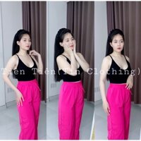 SET DÂU ĐEN QUẦN ỐNG SUÔNG HỒNG