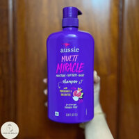 SET DẦU GỘI DẦU XẢ AUSSIE MULTI MIRACLE LỰU & BƠ HẠT MỠ AUSSIE MULTI MIRACLE SHAMPOO POMEGRANATE & SHEA BUTTER MỸ
