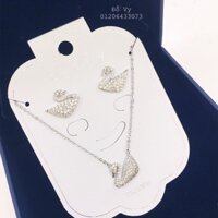 SET DÂY CHUYỀN + HOA TAI SWAROVSKI