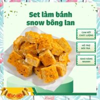 Set đầy đủ nguyên liệu làm bánh Snow Bông Lan Trứng Muối tại nhà
