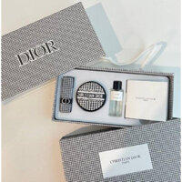 Sét dior quà tặng 3 món CHRISTIAN DIOR HOUNDSTOOTH 3IN1 (son velvet 999 & cushion & nước hoa lucky)