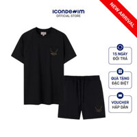 Set đồ Áo Thun Cotton Quần Nỉ Nam Mighty Bear SEID0066