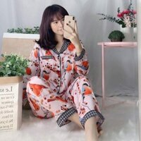 Set đồ bộ lụa satin cao cấp