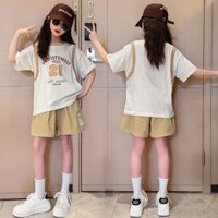 Set đồ bộ quần áo "THỎ RB" 18-50kg cho bé gái 6-14 tuổi. Thoáng mát, thấm hút mồ hôi. G17