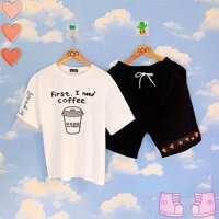 Set đồ bộ Quần Shorts Lửng Kẻ 3 Sọc Quần Ulzzang Ống Rộng Quần Đùi Kẻ Sọc - BN040,S