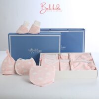 ♚﹍Set Đồ Bộ Sơ Sinh 10 Món Qùa Tặng Beli Kids Cho Bé Trai Gái Chất Liệu Cotton 100% PC34