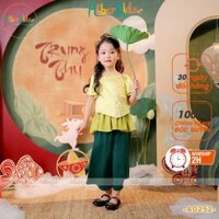 Sét đồ bộ TẾT TRUNG THU bé gái ALBERKIDS Nhật Nguyệt công chúa xinh đẹp 2,3,4,5,6,7,8,9,10,11,12 tuổi A0252