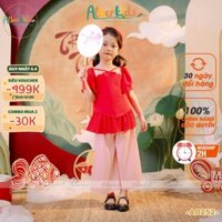 Sét đồ bộ TẾT TRUNG THU bé gái ALBERKIDS Nhật Nguyệt công chúa xinh đẹp 2,3,4,5,6,7,8,9,10,11,12 tuổi [A0252]