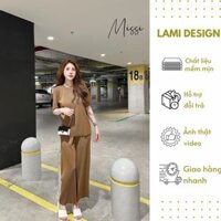 Set Đồ Bộ thun nữ quần dài tay cộc Size 40- 90kg Bộ thun tăm lạnh Bầu mặc thoải mái LAMI