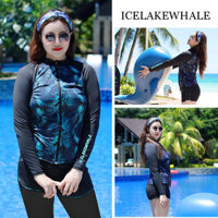 Set Đồ Bơi 5 Món Cho Người Béo Mập Big Size Tới 100kg – Đen Xanh