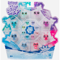 Set đồ chơi Littlest Pet Shop mùa đông, seri frozen, 16 nhân vật.