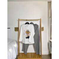 Set đồ đôi mẹ và bé, áo Lalabu-đồ thu đông- đồ bộ by FAMAWA