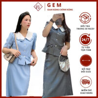 Set đồ G890 công sở hay đi chơi đều sang chảnh may hai lớp chắc chắn vải xịn mặc mát
