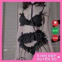 Sét đồ lót cosplay Badgril sexy gợi cảm có dây trói cổ YL08