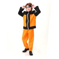 Set đồ Naruto Làng Lá cho bé trai Bộ đồ Naruto hóa trang Halloween trẻ em