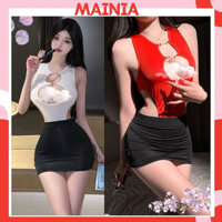 Set Đồ Ngủ Cosplay Cô Thư Ký Xinh Đẹp 5491 MAINIA STORE