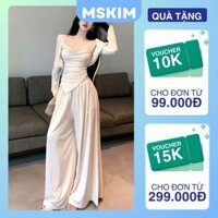 Set đồ nữ 3 món Áo khoác cardigan mỏng+ áo 2 dây vạt lệch nhọn ôm body + quần dài ống rộng lưng cao dáng suông T592G