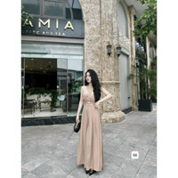 Set đồ nữ áo yếm croptop dúm ngực kèm quần suông ống rộng, set áo ba lỗ croptop kèm quần dài xếp lý TỰ MAY